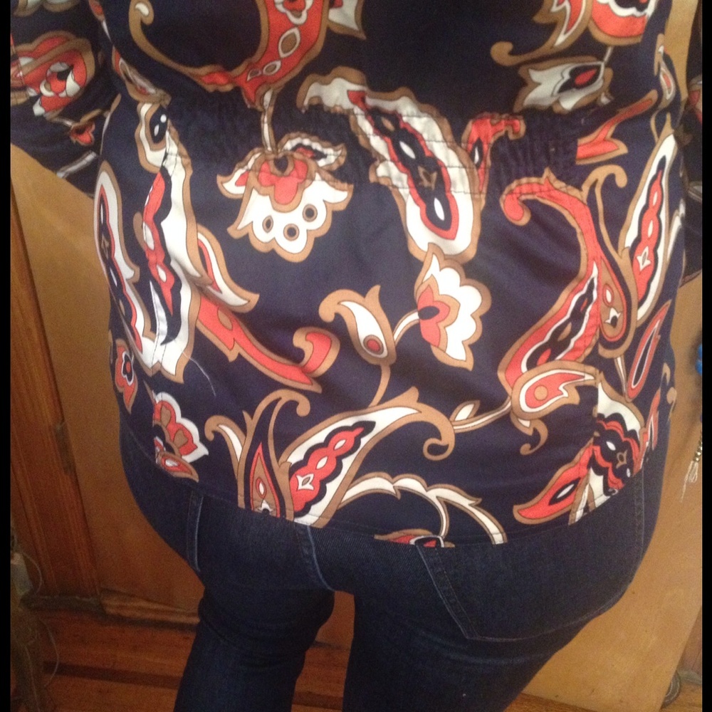 HOSTPICK Charter Club Paisley Printed‎ Blazer - Picture 4 of 5
